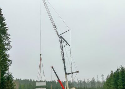 Gegenwind Hochbuehl Owingen Bodensee Hosskirch 4 Windkraft Aufbau der Anlage bei Hosskirch topazai